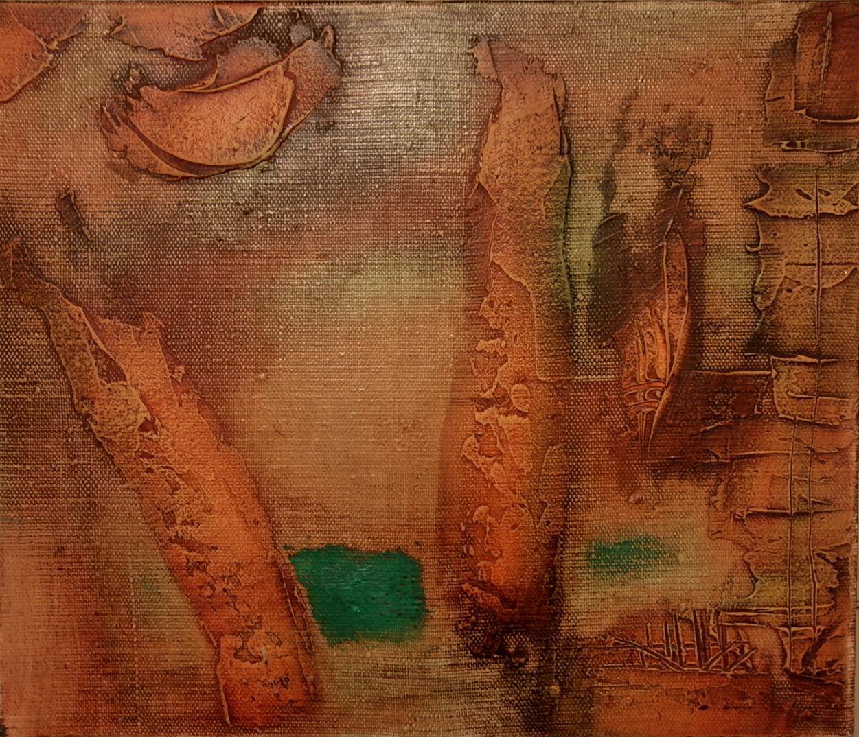 Abstract oil painting Autumn idyll Yushkov Svatoslav