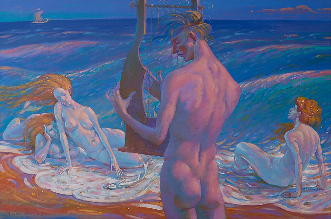 Contemporary Art Buy Acrylic painting Orpheus Nicolay Butkovsky