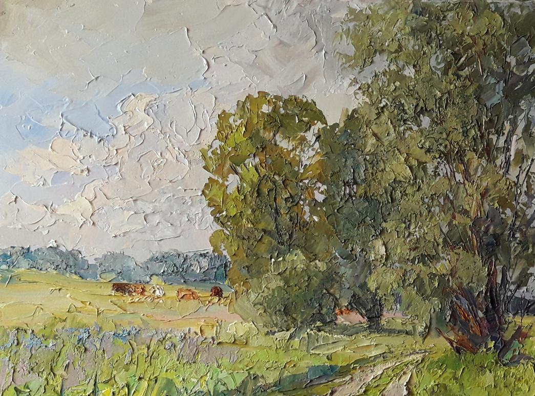 Oil painting Summer day Serdyuk Boris Petrovich №SERB 404