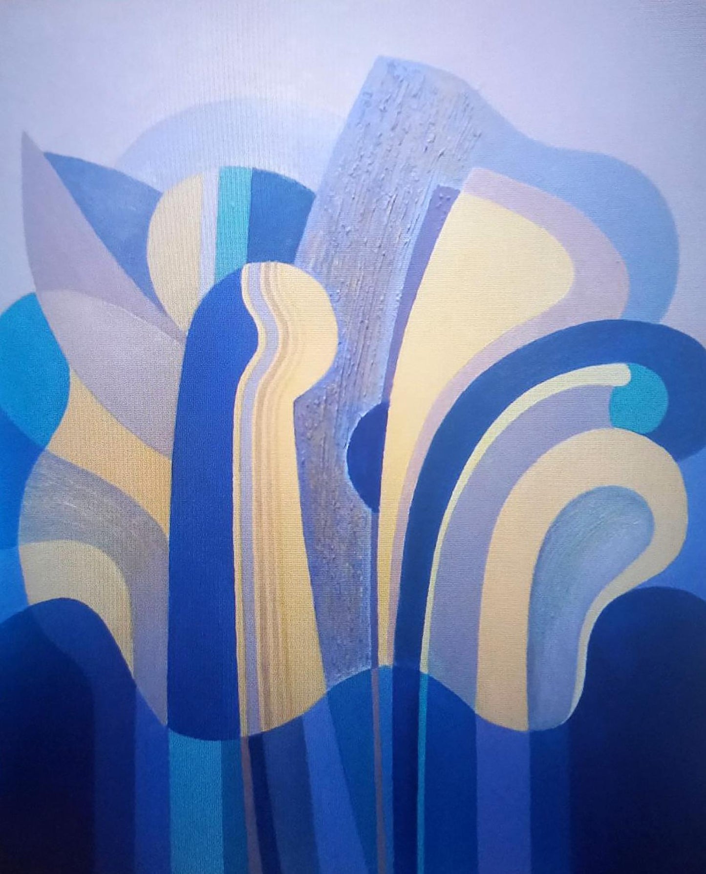 Oil painting Blue still life Alexander Strashevich