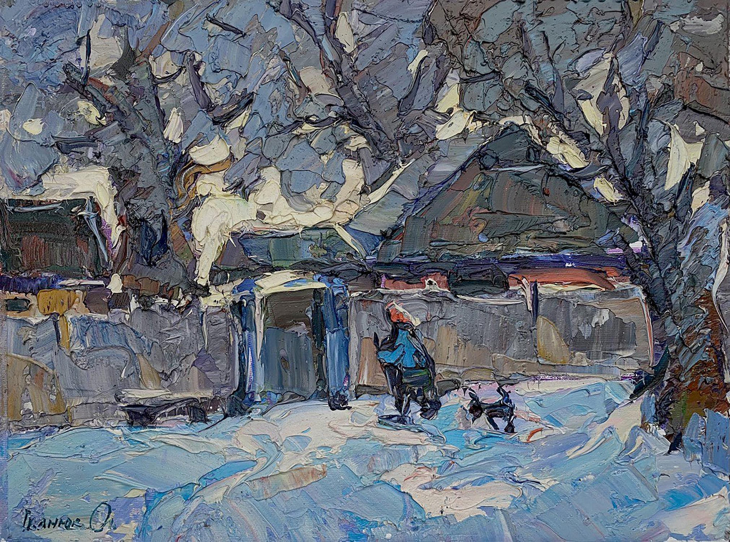 Oil painting Twilight Ivanyuk Alex