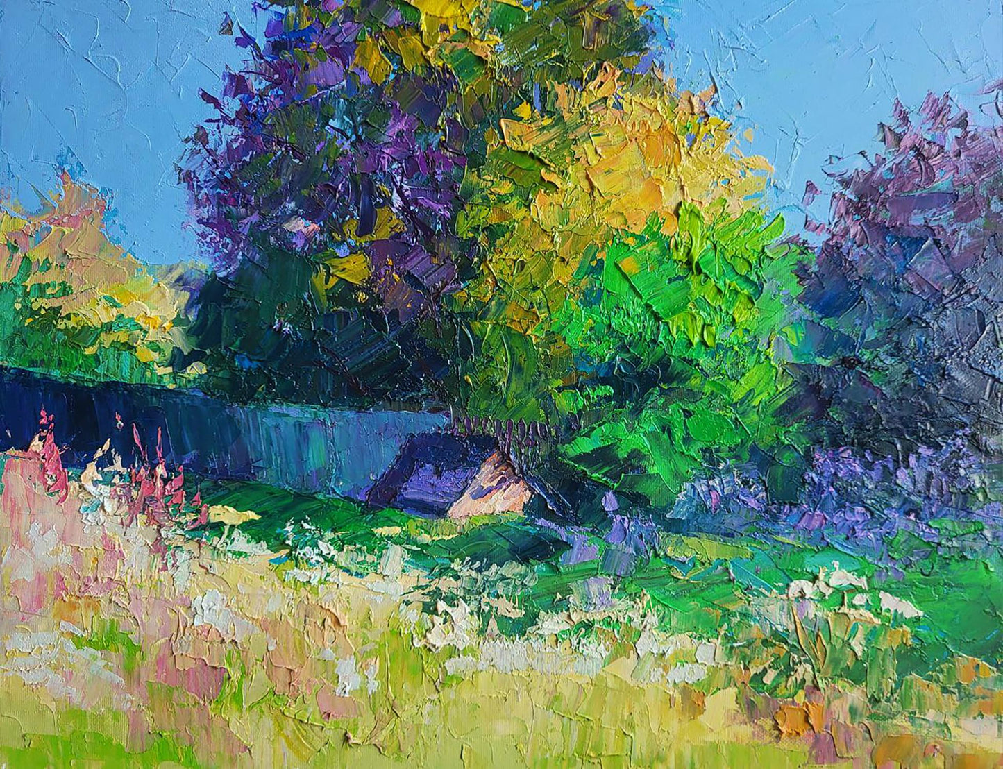 Oil painting Summer Boris Serdyuk