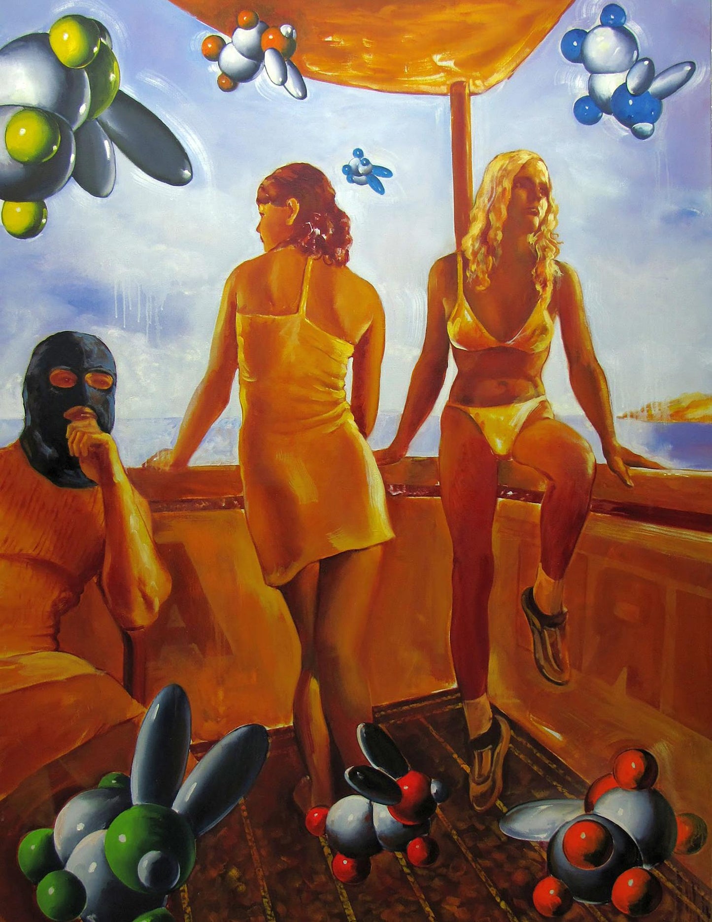 Oil painting Balaclava Igor Konovalov