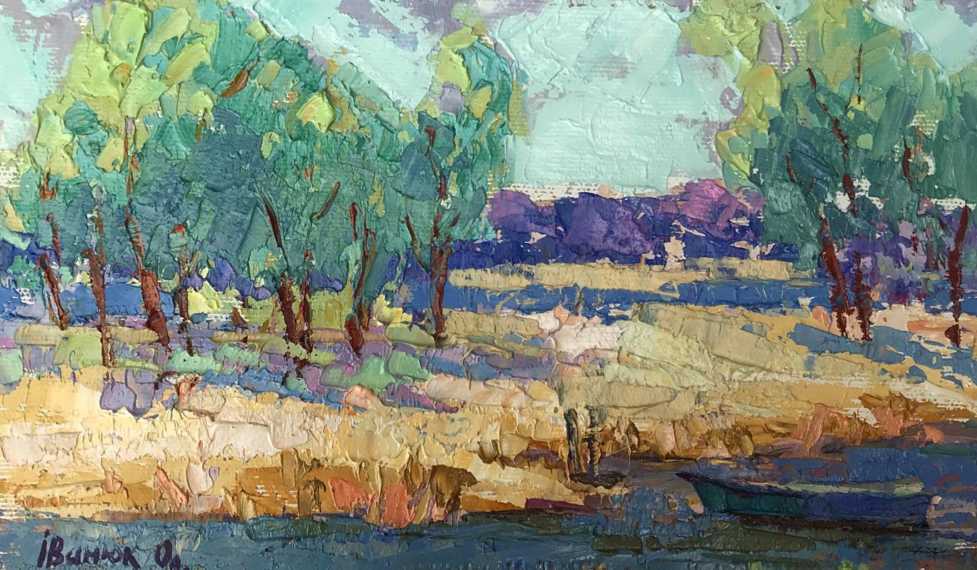 Oil painting Sandy shore Alex Ivanyuk