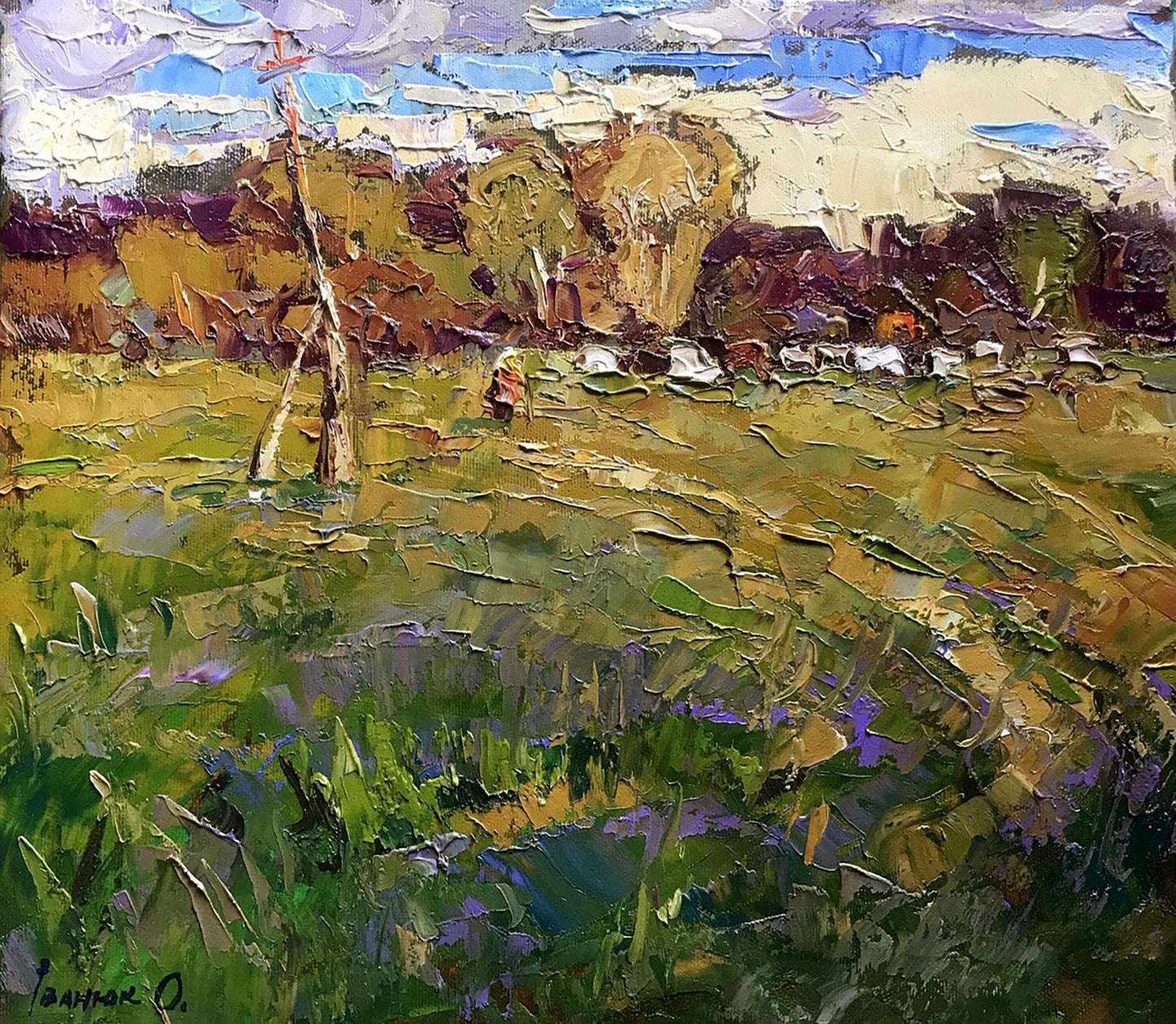 Oil painting By the evening Ivanyuk Alex
