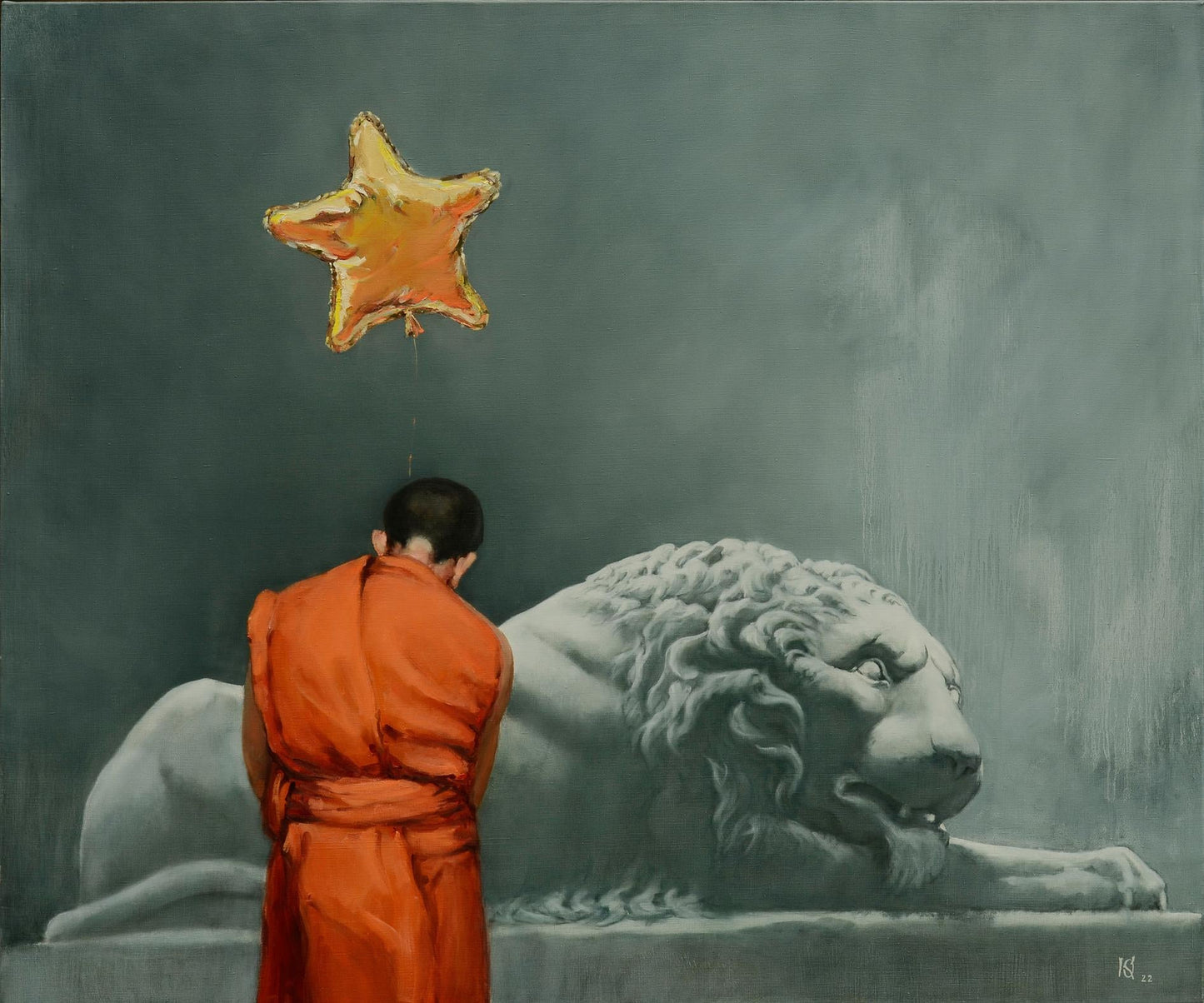 Oil painting Talk to me Oleg Kateryniuk