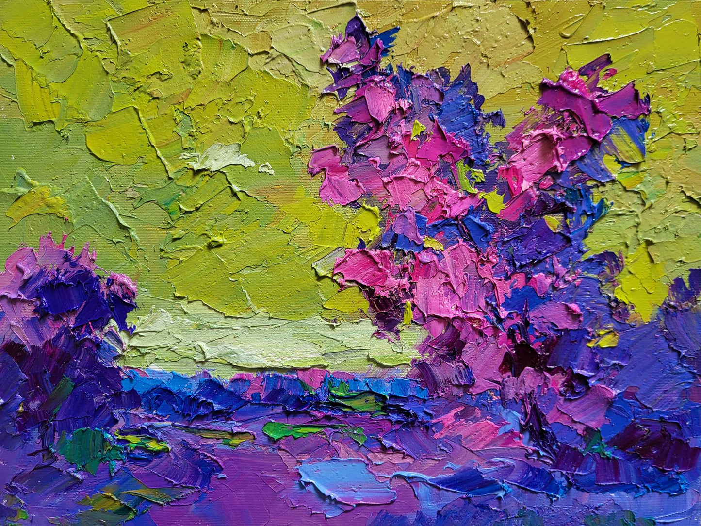 Oil painting Summer evening Boris Serdyuk