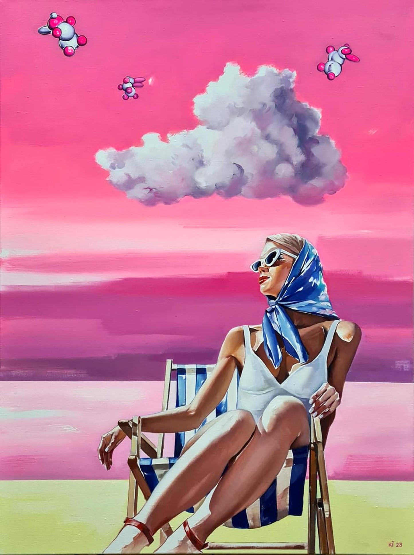 Oil painting Cloud Igor Konovalov