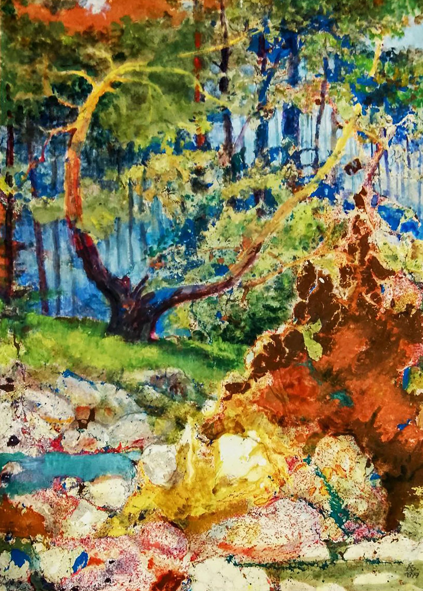 Oil painting In the fairy tale forest Anatolii Duhnevich