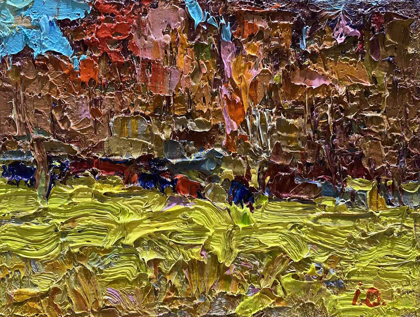 Oil painting Autumn