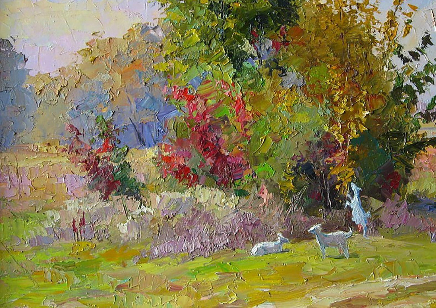 Oil painting October day / Serdyuk Boris Petrovich