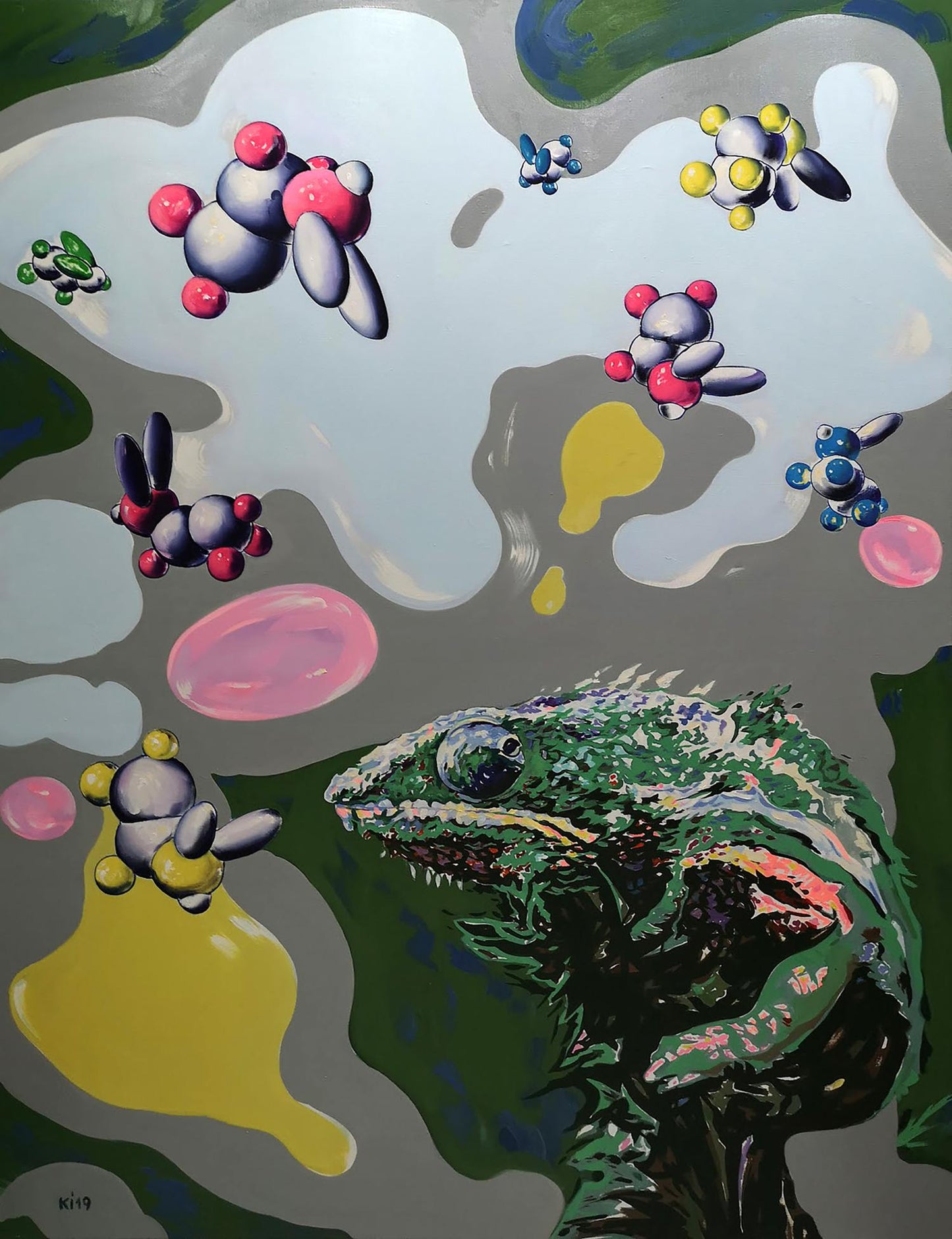 Oil painting Hybrid dream Igor Konovalov