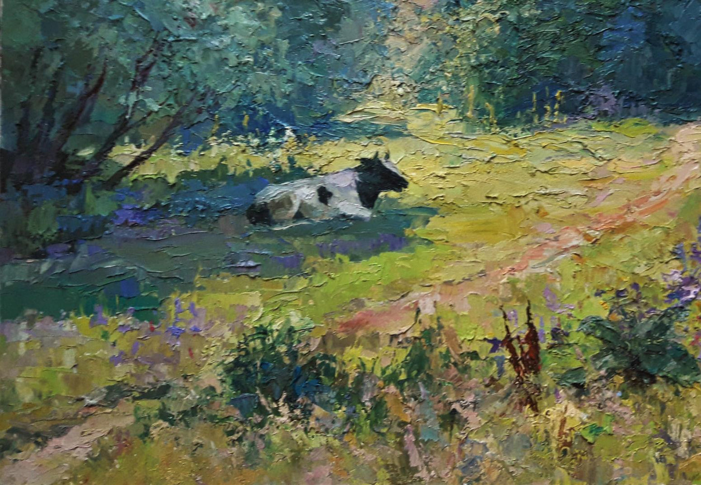 Oil painting In the shadow Serdyuk Boris Petrovich