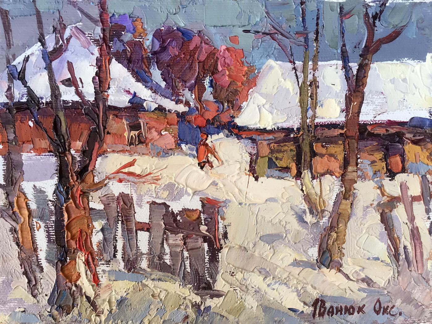 Oil painting A breath of spring Oksana Ivanyuk