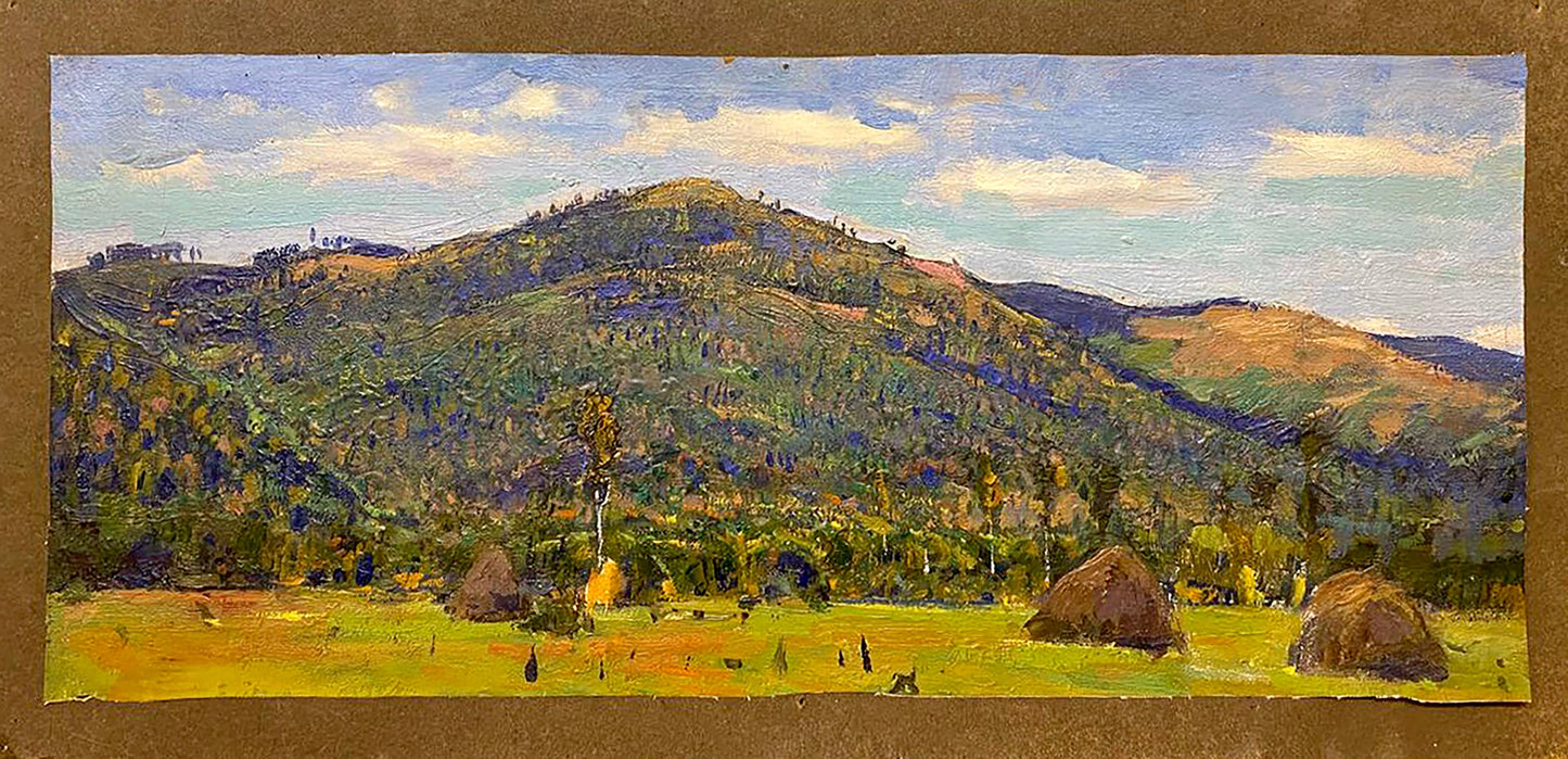 Oil painting Carpathians Zaretskyi Viktor