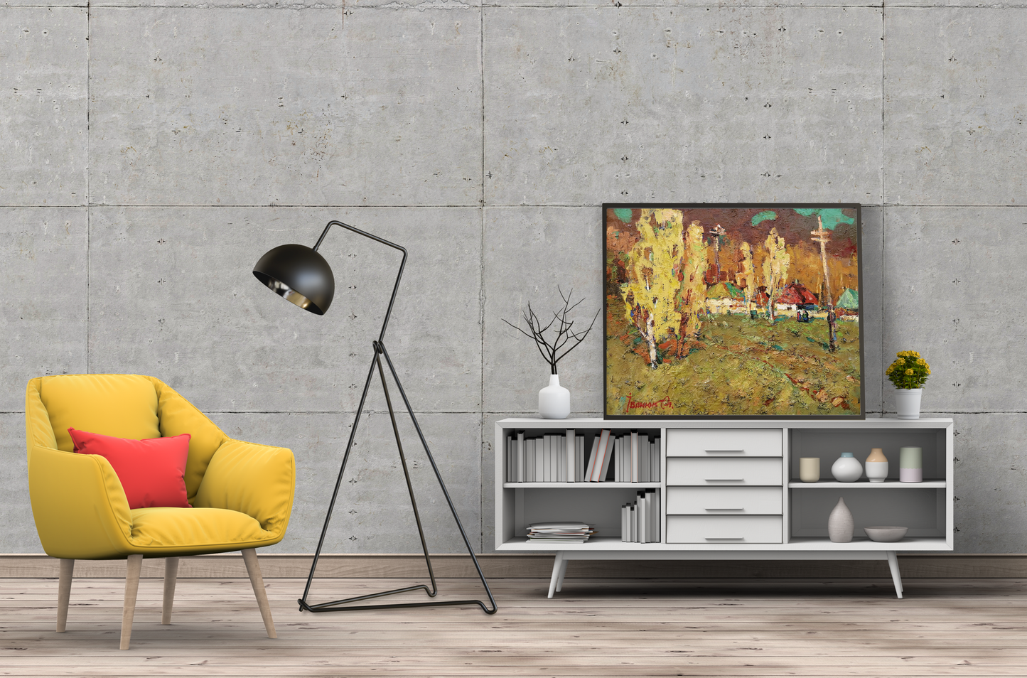 Oil painting Autumn