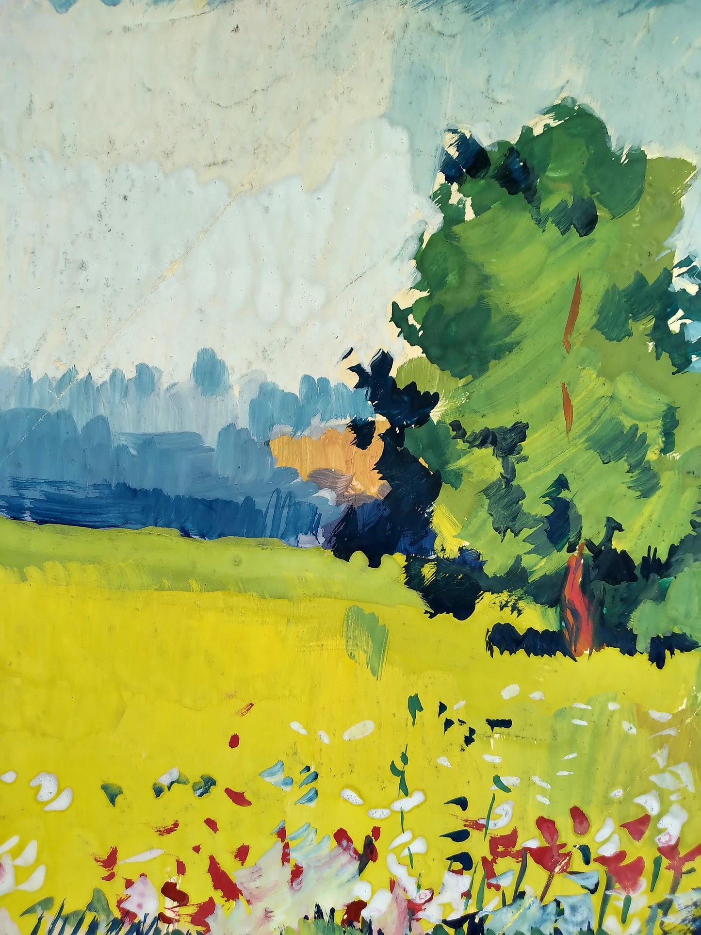 Painting Meadows Litvinov Oleg Arkad'yevich