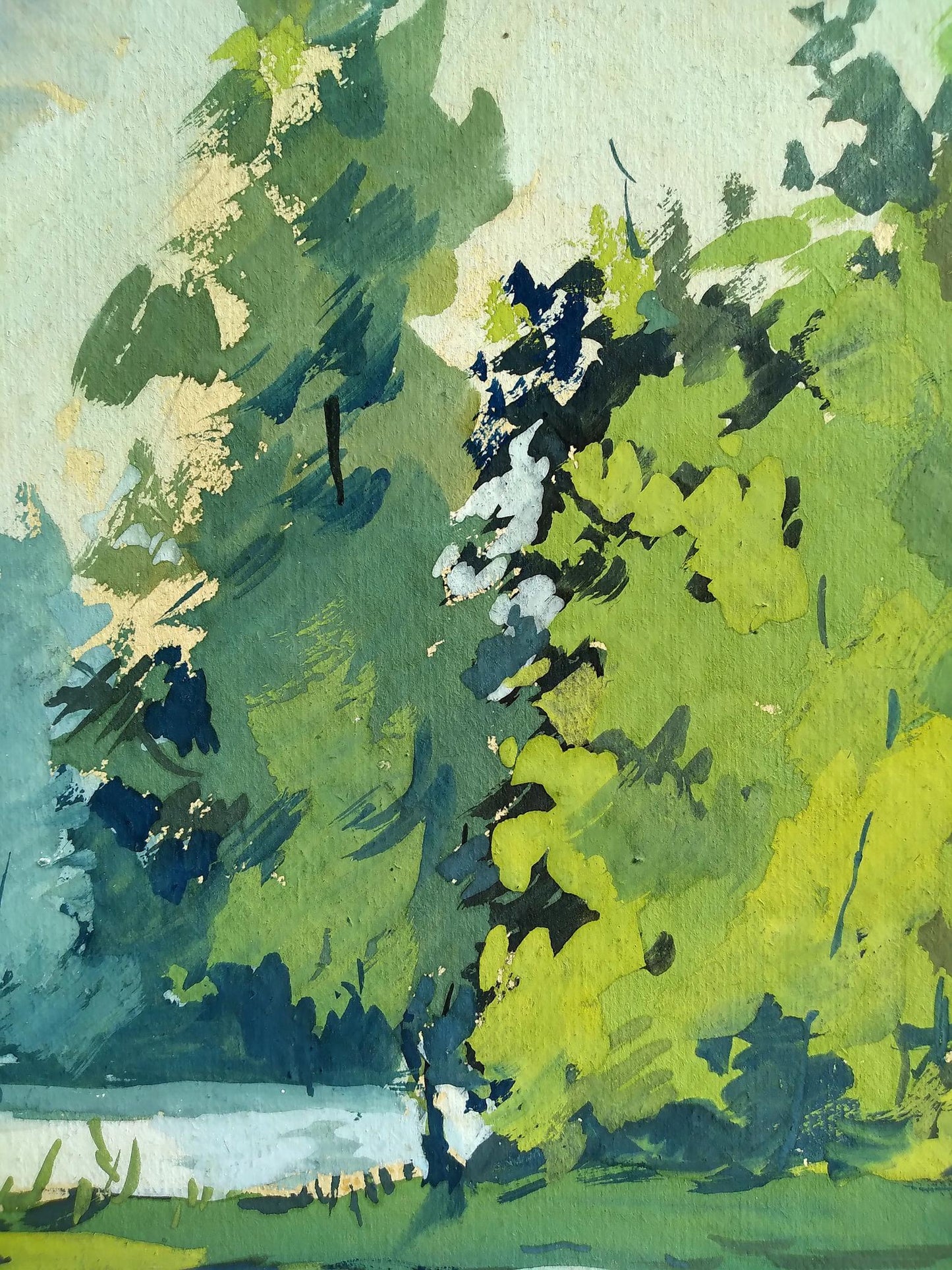 Painting Lake in the forest Litvinov Oleg Arkad'yevich