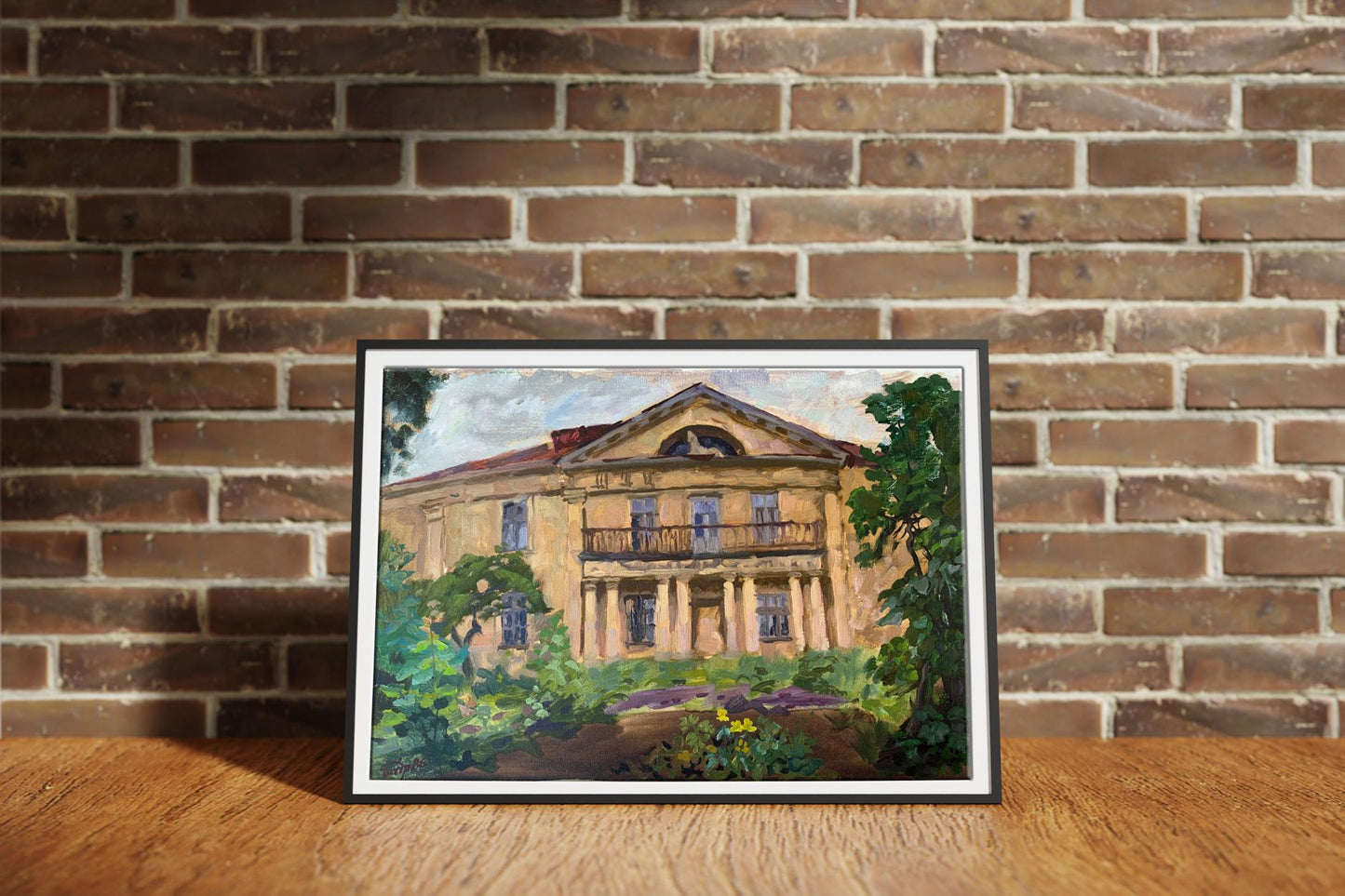 Oil painting Lviv Palace Batrakov Vladimir Grigorievich