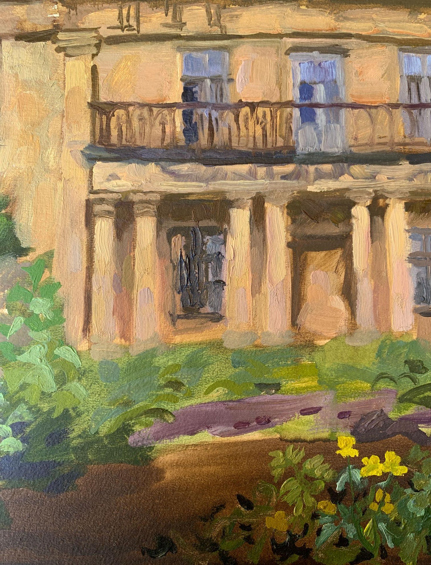 Oil painting Lviv Palace Batrakov Vladimir Grigorievich