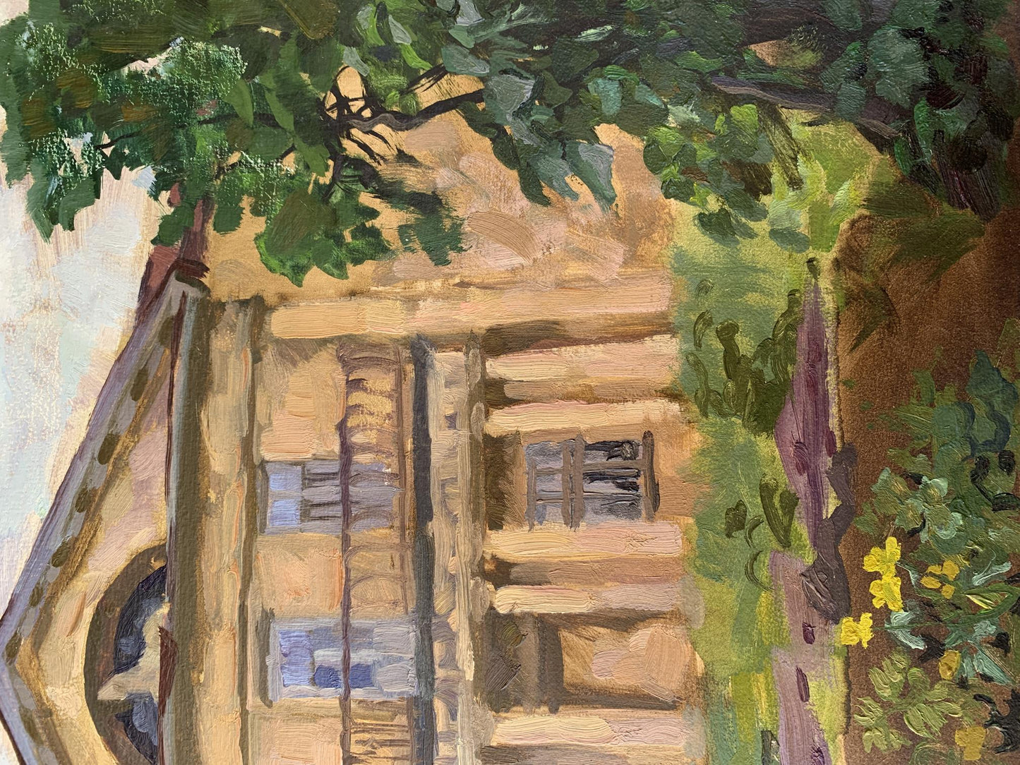 Oil painting Lviv Palace Batrakov Vladimir Grigorievich