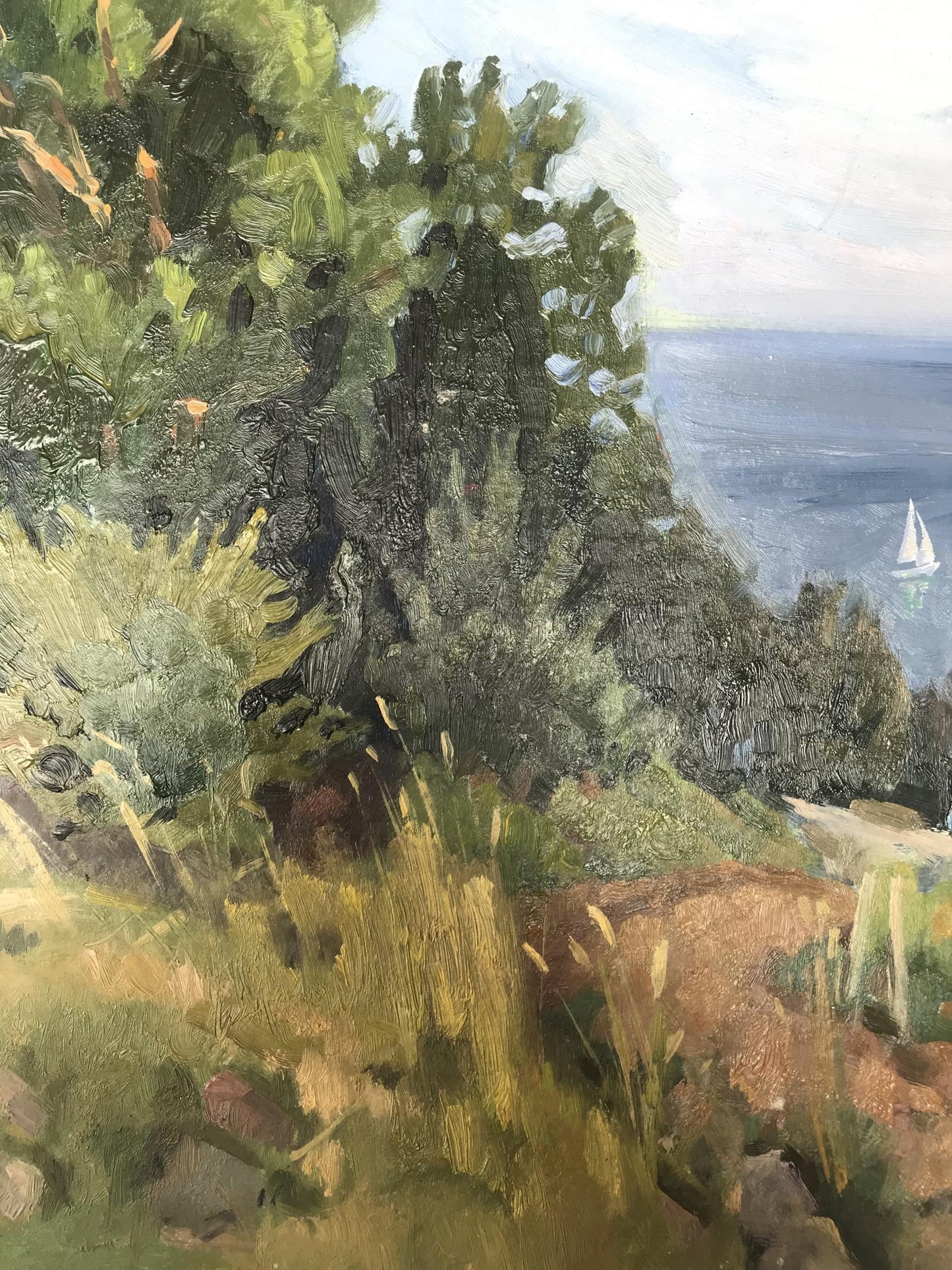 Near the Black Sea by Vladimir Batrakov, depicting coastal allure.