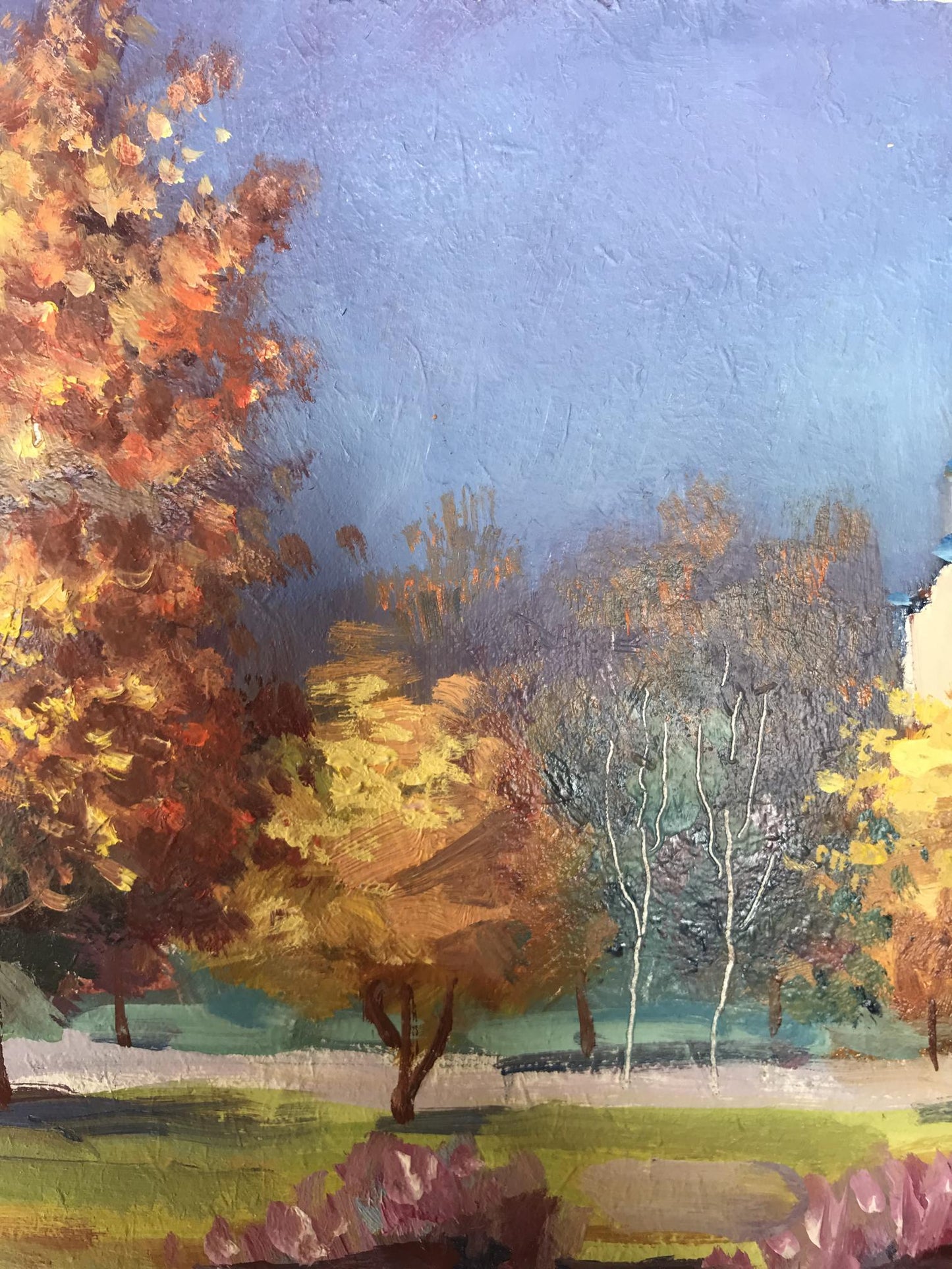 Oil painting Church landscape Kuzeminsky Nikolay Borisovich