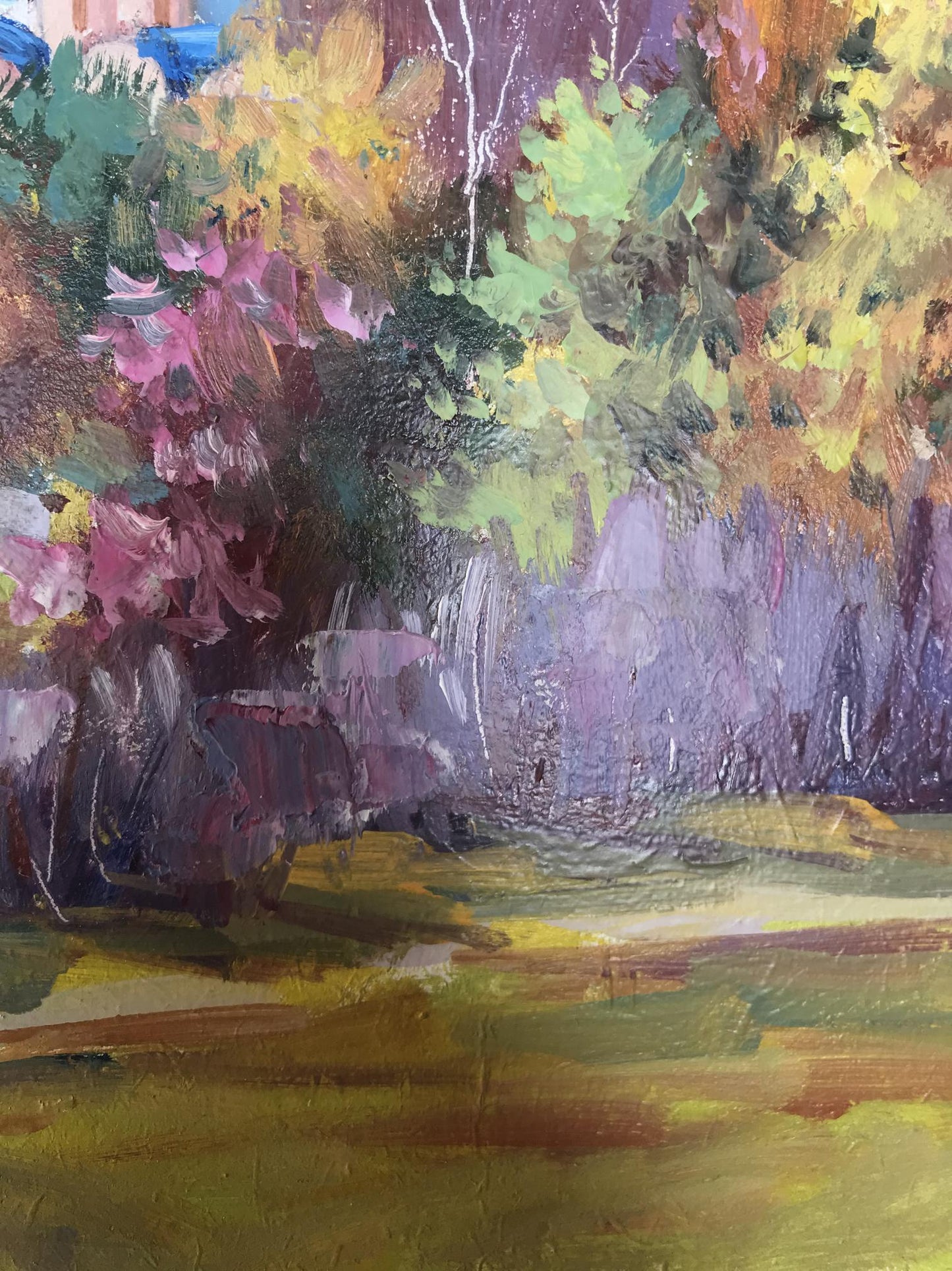 Oil painting Church landscape Kuzeminsky Nikolay Borisovich
