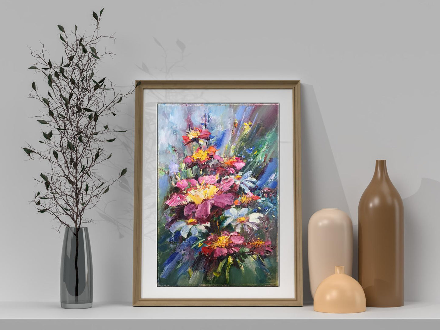 Oil painting Daisies Kuzeminsky Nikolay Borisovich