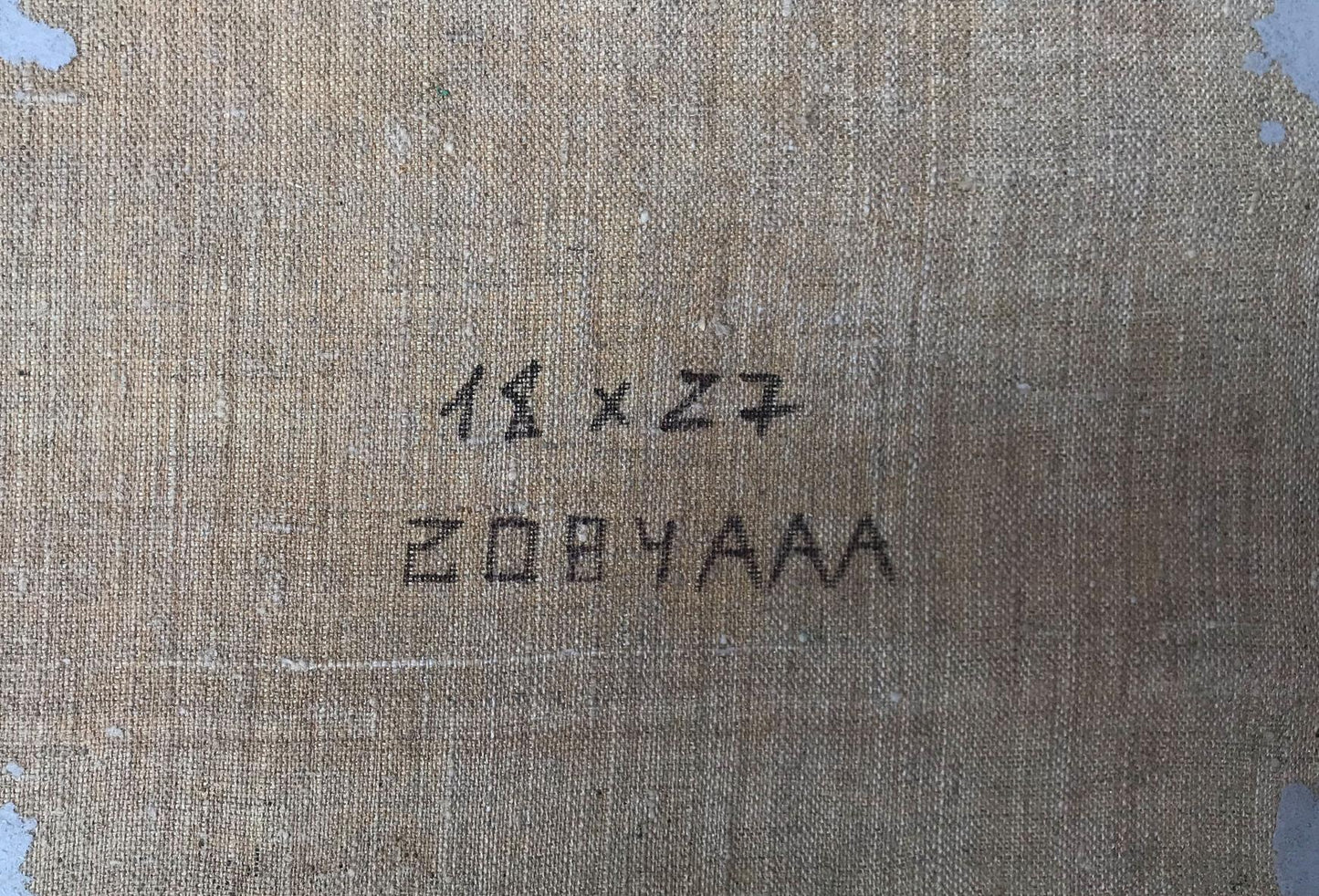 Unknown Artist's oil artwork, "City View," capturing the essence of metropolitan landscapes.