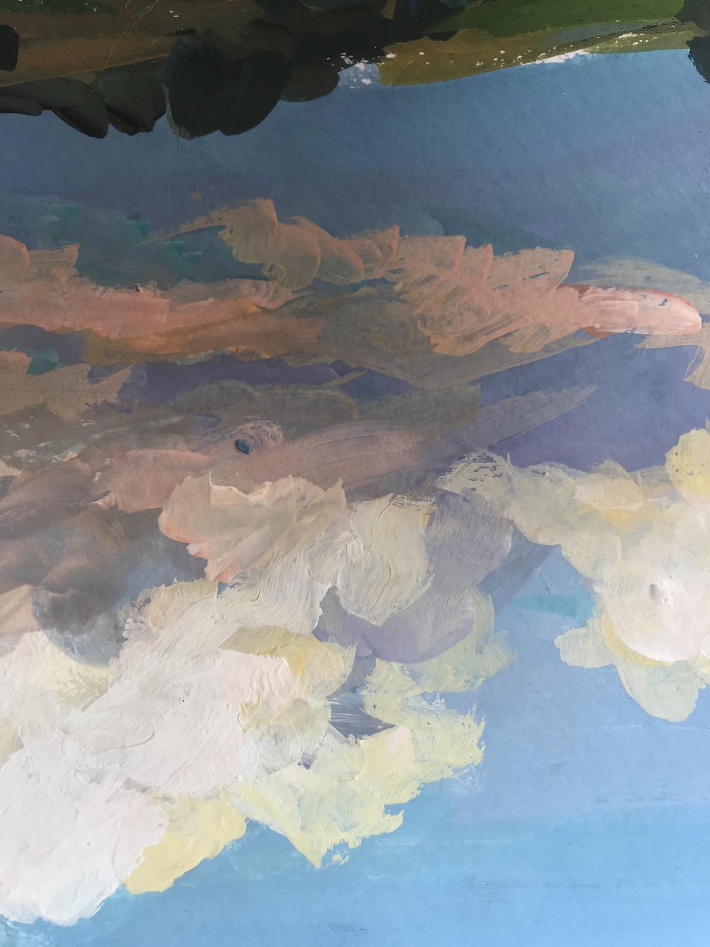 Dnieper captured in an oil painting by N. Ogienko