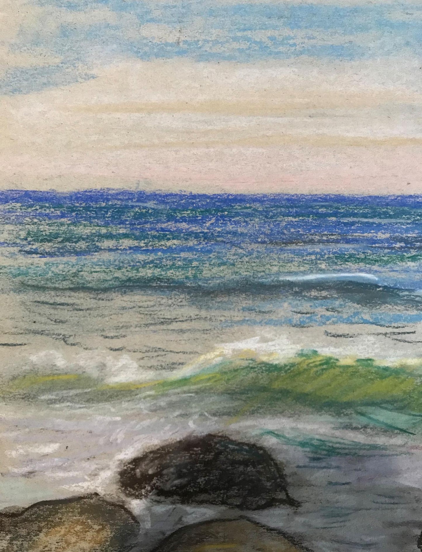 Pencils painting Nature Landscape