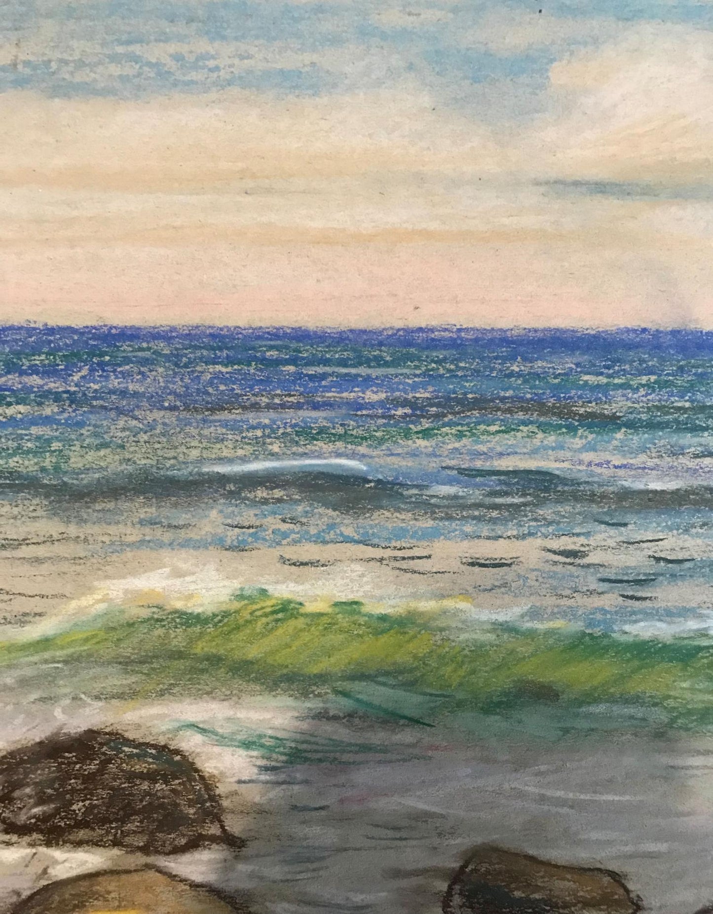 Pencils painting Landscape