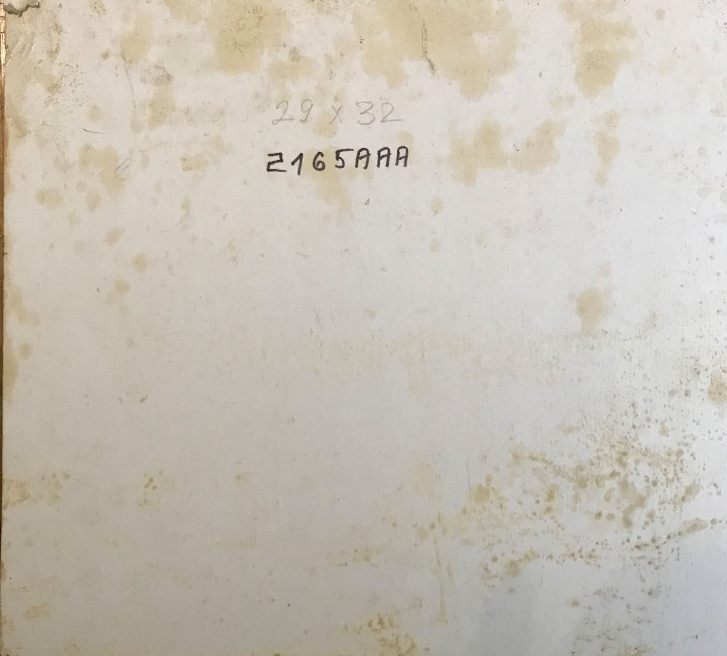 The artwork portrays a bridge crossing a tranquil river, its creator unidentified