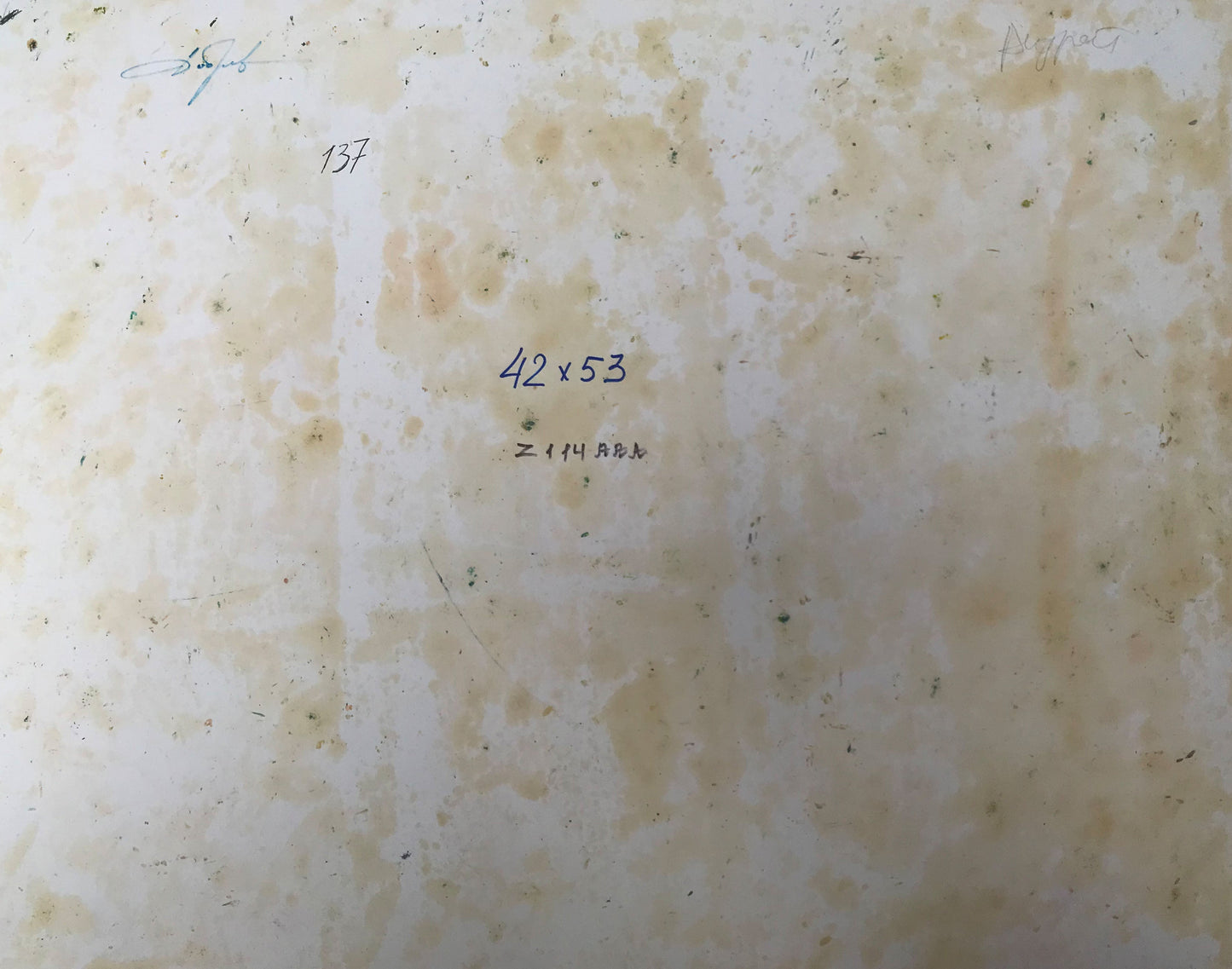 Backdrop of the painting