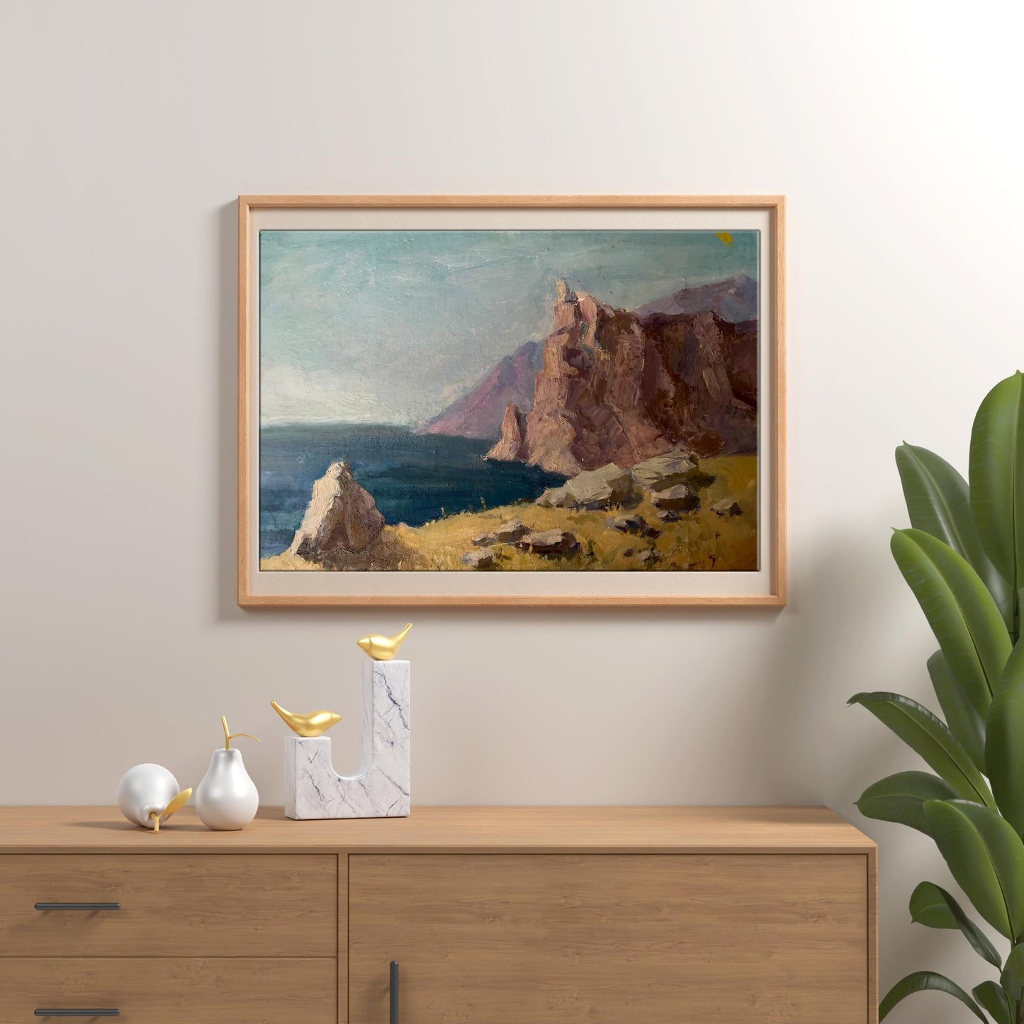 Oil painting Black Sea Unknown artist