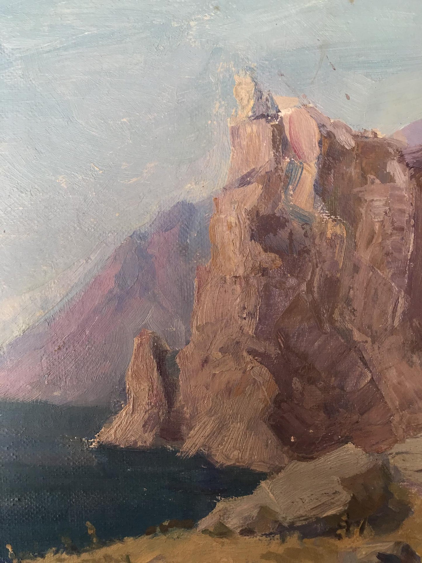 Oil painting Black Sea Unknown artist