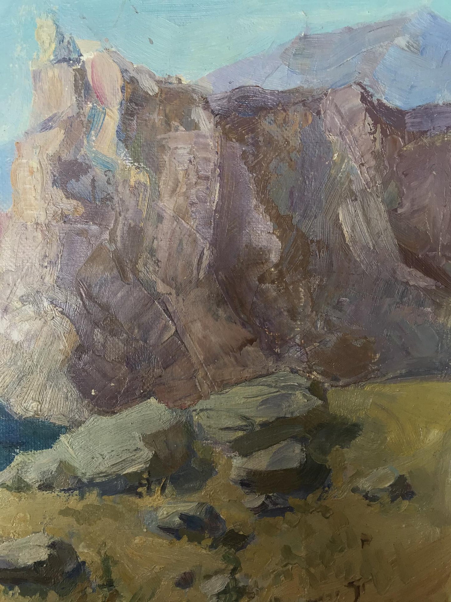 Oil painting Black Sea Unknown artist