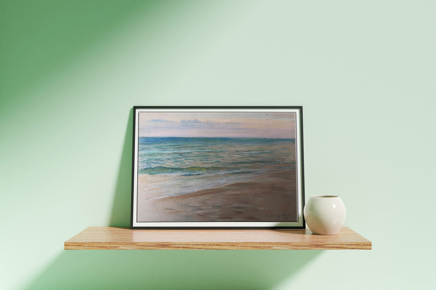 Pencils painting Seascape