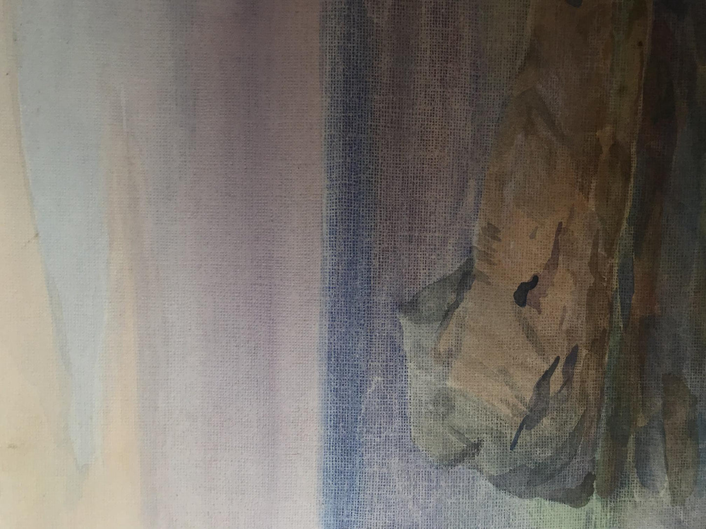 Watercolor painting Sea Nature Landscape