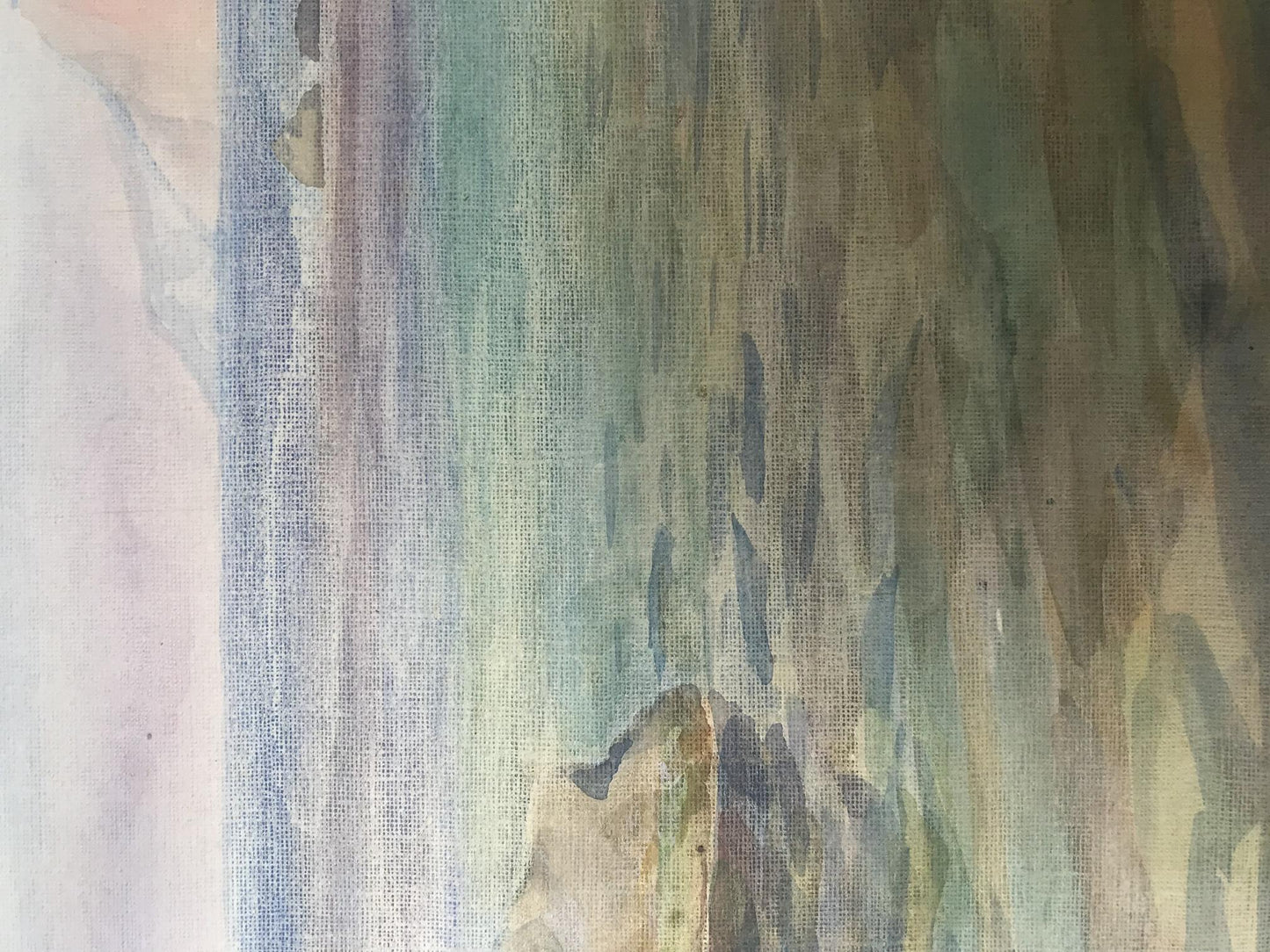 Watercolor painting Seascape
