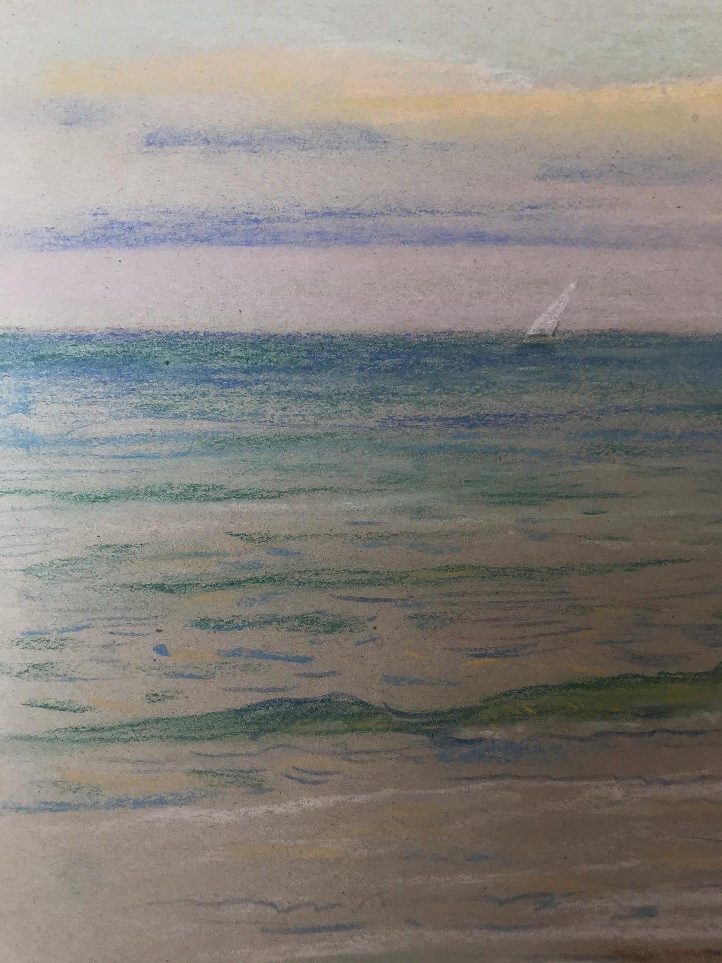 Pencils painting Nature Landscape