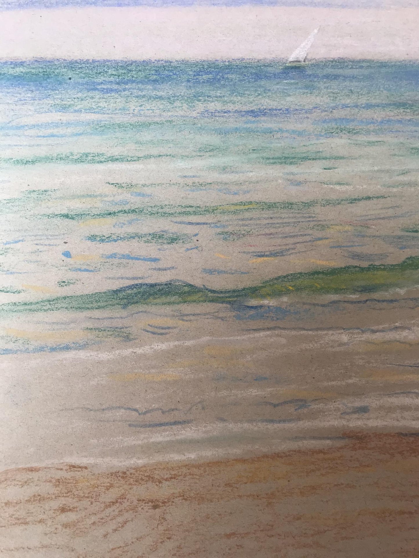 Pencils painting Landscape