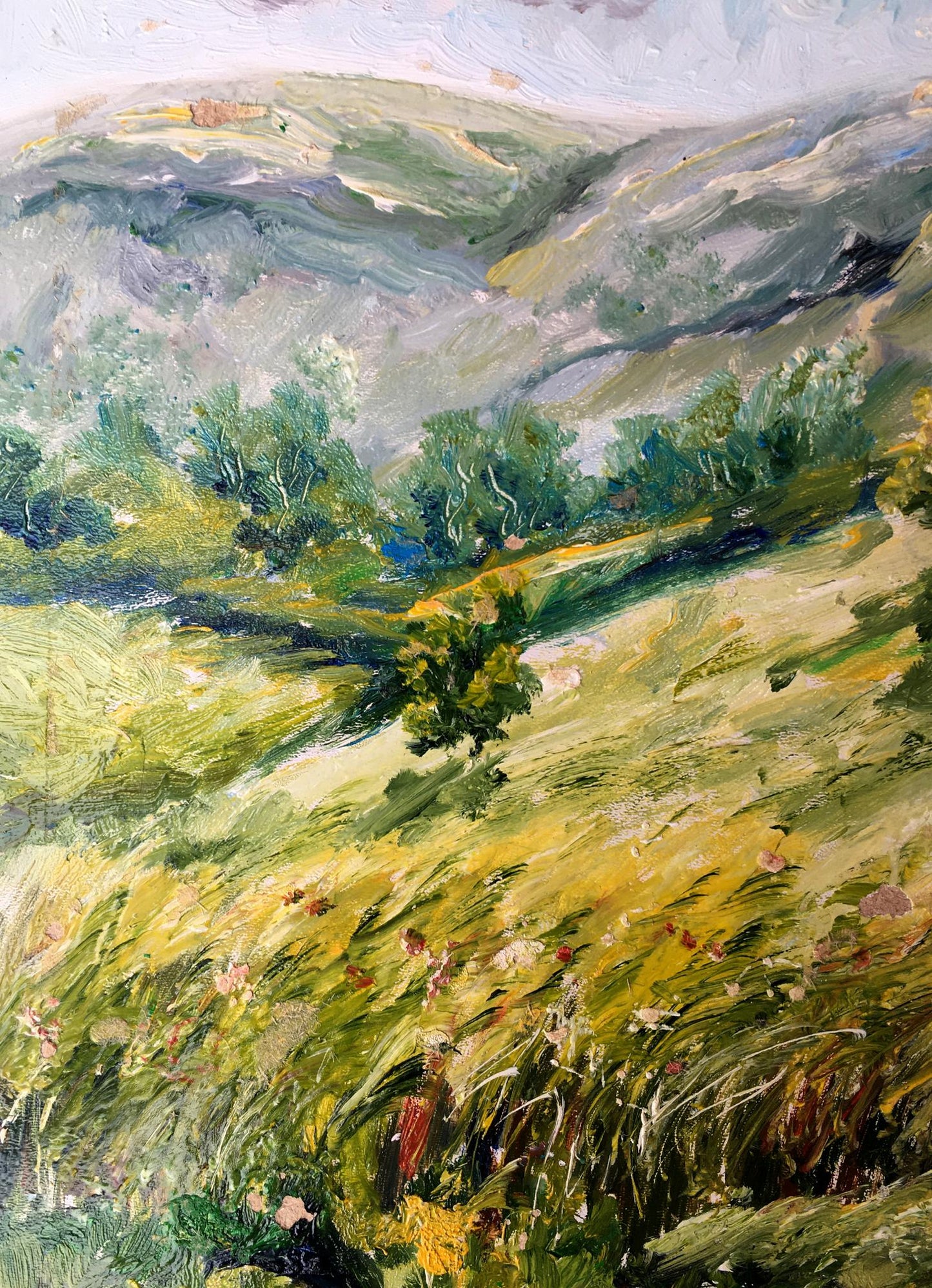 Oil painting After the rain Unknown artist