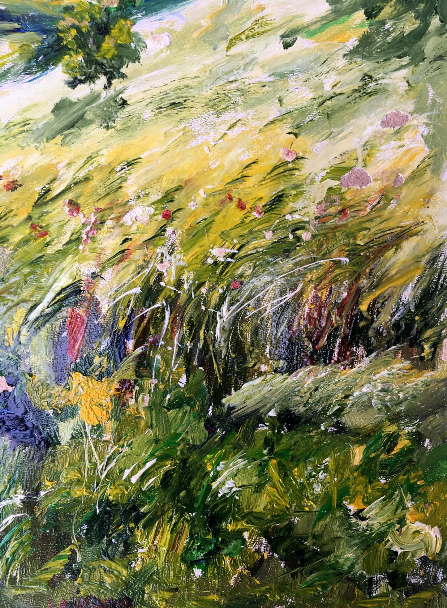Oil painting After the rain Unknown artist