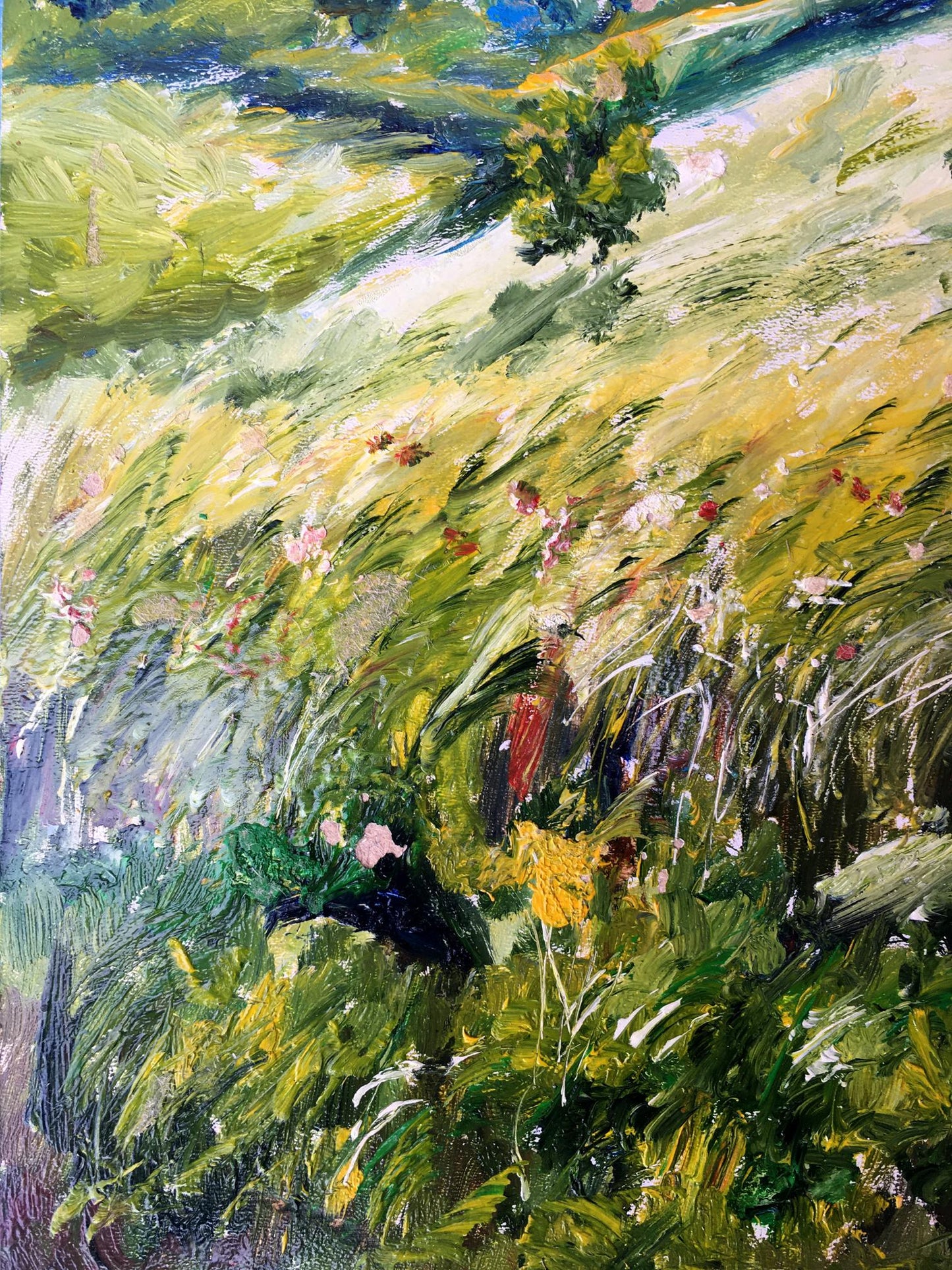 Oil painting After the rain Unknown artist