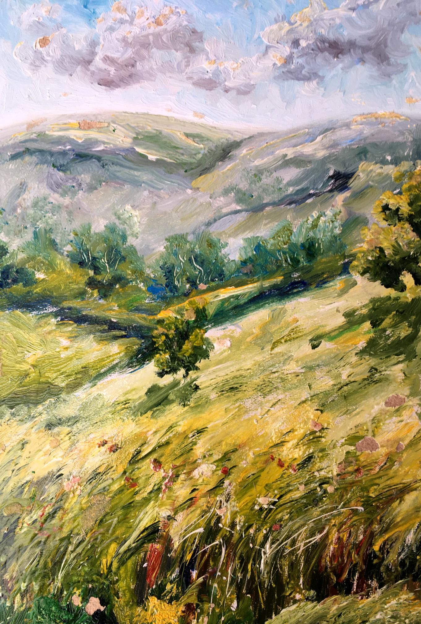 Oil painting After the rain Unknown artist
