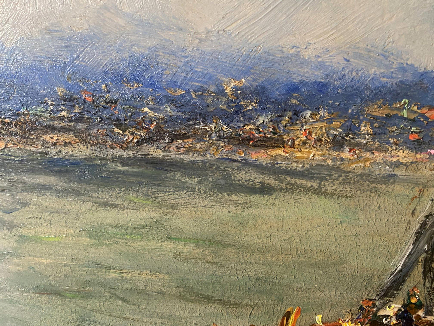 Oil painting Sailing park Unknown European artist
