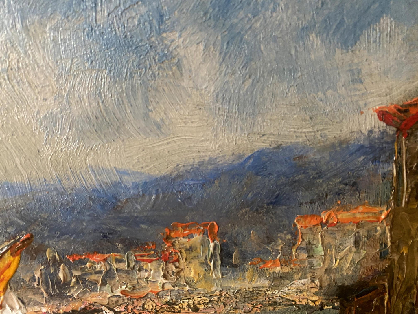 Oil painting Sailing park Unknown European artist