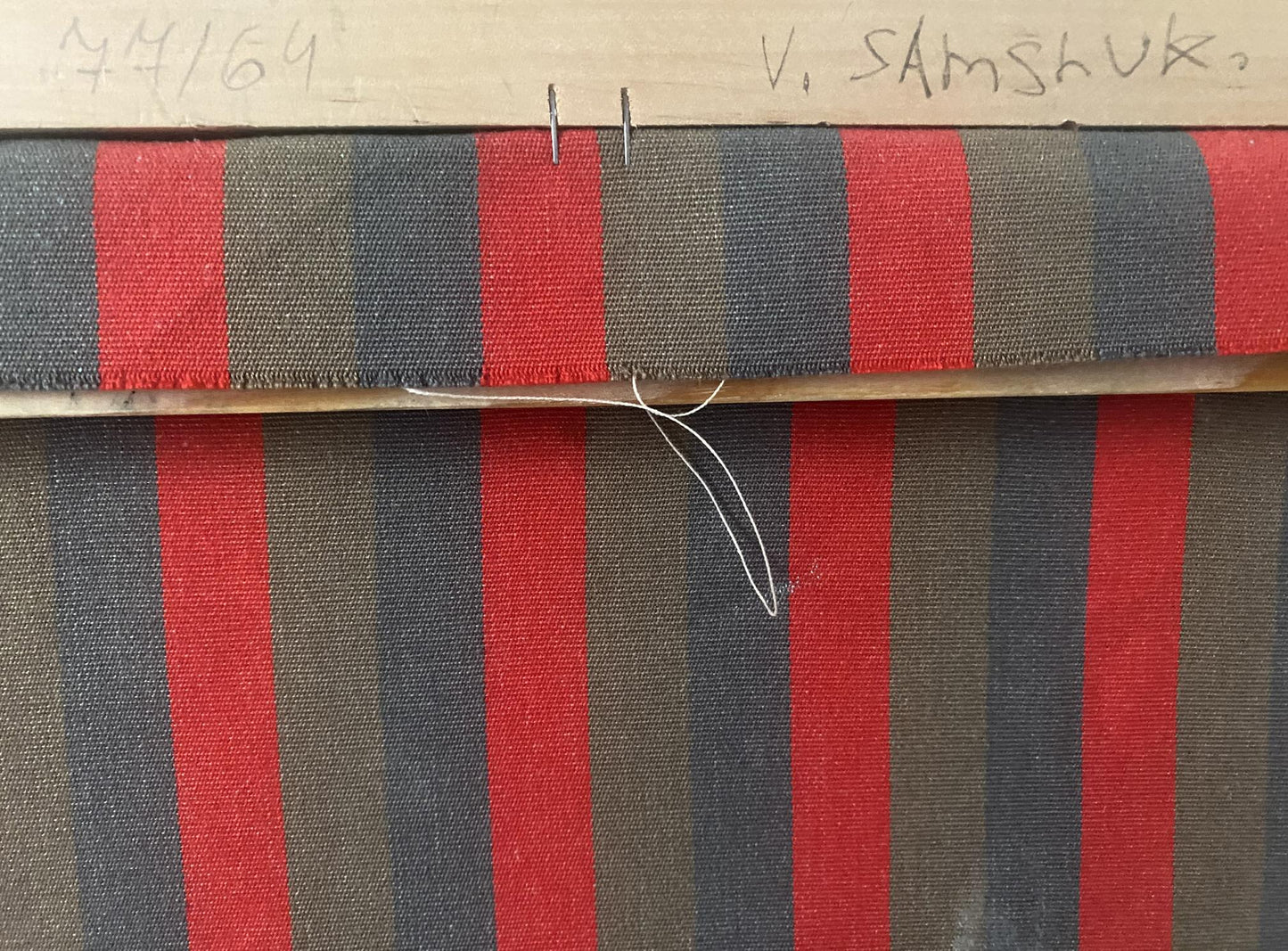 Oil painting Flowers and newspaper Samchuk Vasily Alexandrovich